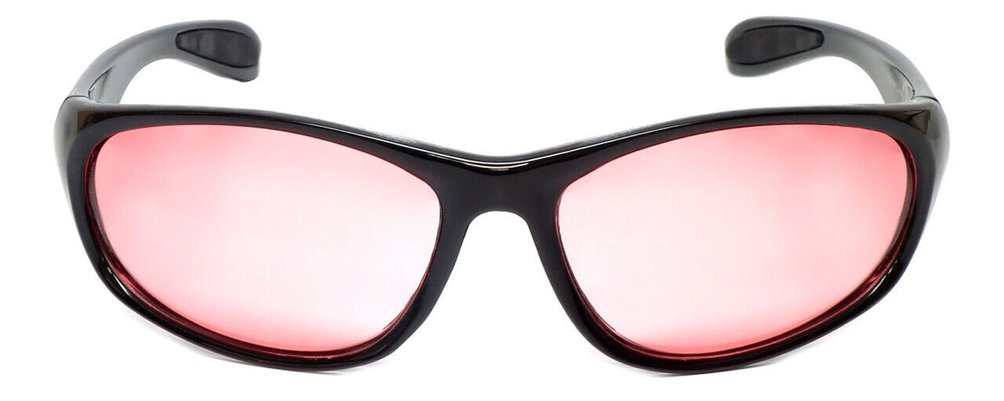 Calabria FL-41 Pink Tint Glasses Light Sensitive In/Outdoor Migraine Sunglasses