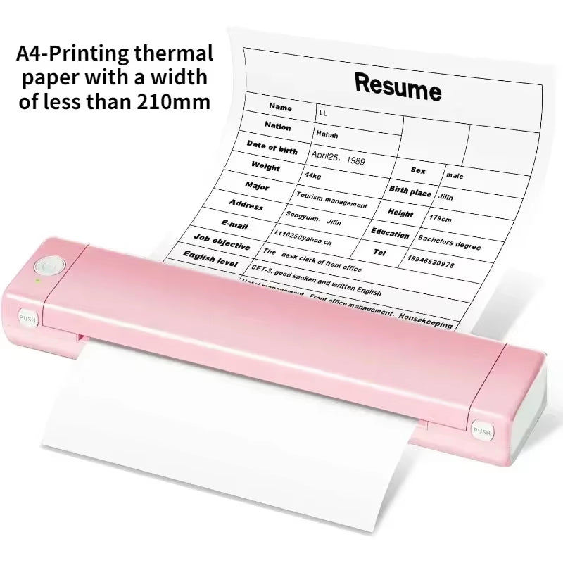 A4 Portable Thermal Printer