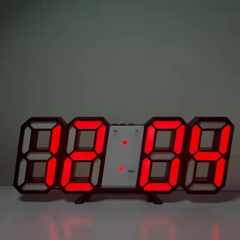 Digital Wall Clock Desk Watches Electronic Alarm Modern Home Decoration for Bedroom Decor Interior Led Table Clocks Living Room